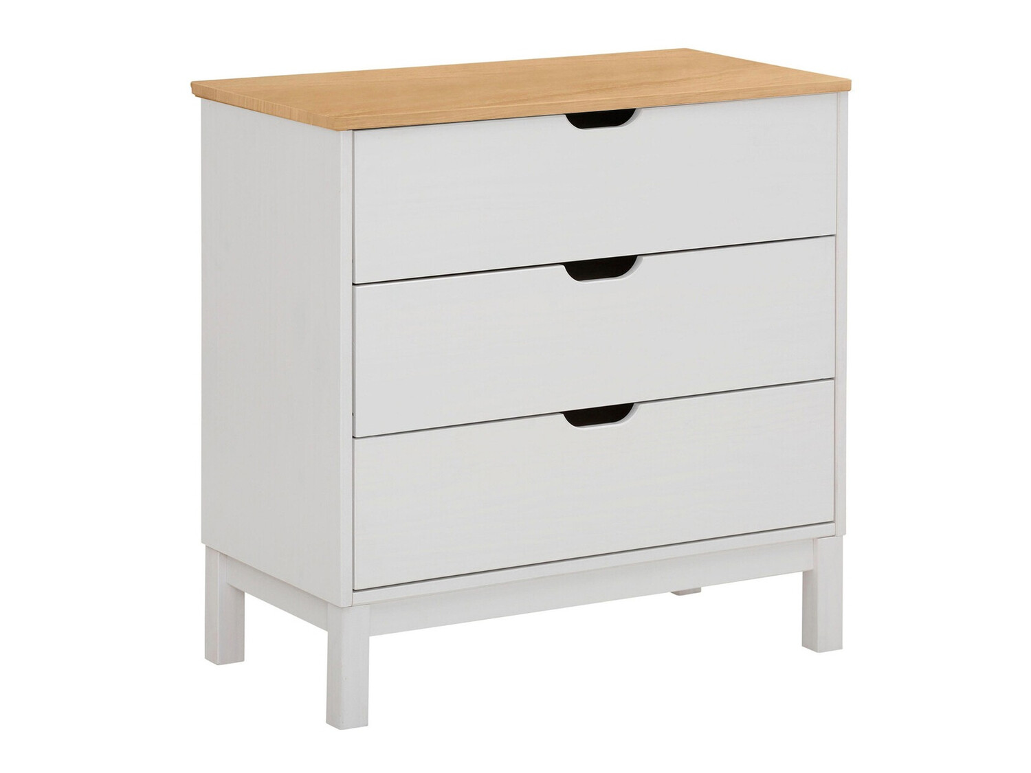 Komoda Denton 544 (Balta + Ruda)