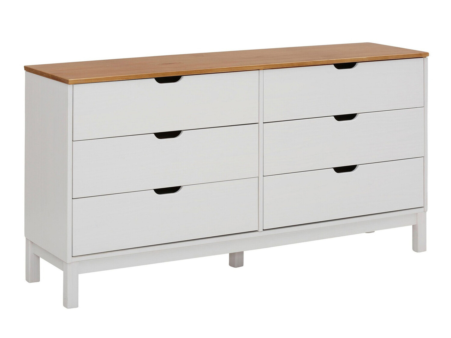 Komoda Denton 546 (Balta + Ruda)