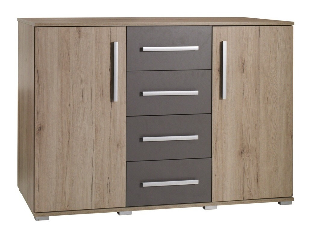 Komoda Murrieta 148 (San Remo ąžuolas + Pilka)