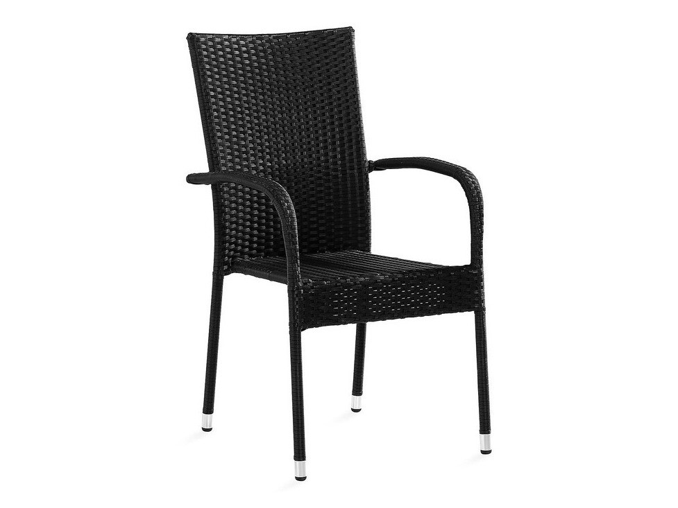 Stalo ir kėdžių komplektas Comfort Garden 1641 (Juoda)