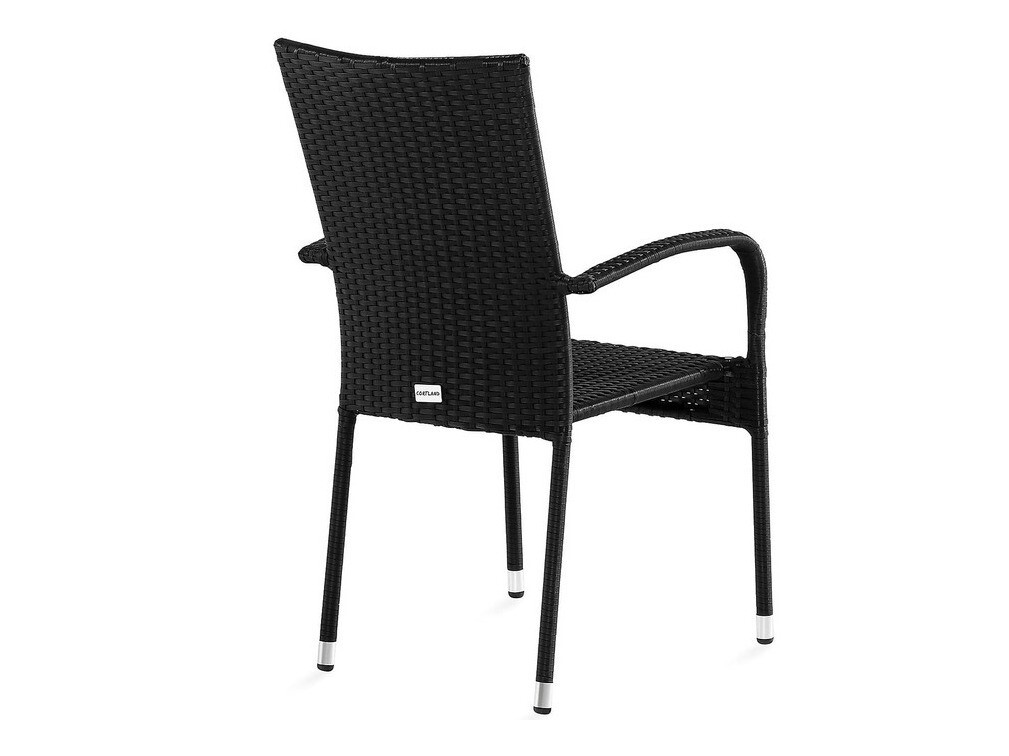 Stalo ir kėdžių komplektas Comfort Garden 1641 (Juoda)