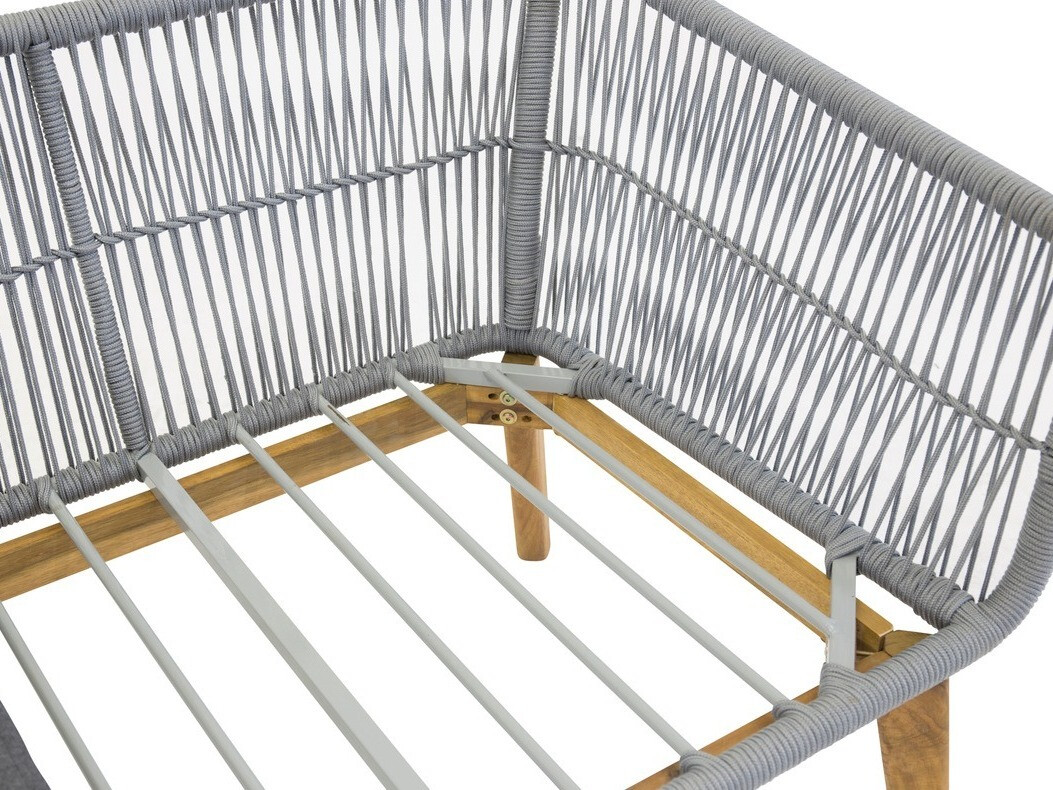 Lauko baldų komplektas Dallas 661 (Pilka + Akacija)