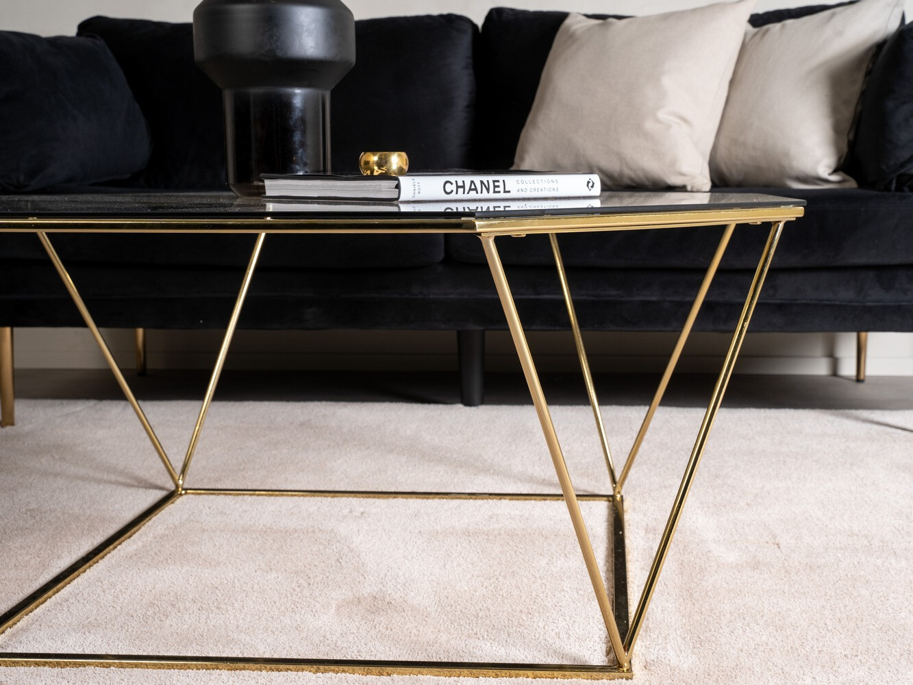 Žurnalinis staliukas Dallas 4211 (Auksinė)