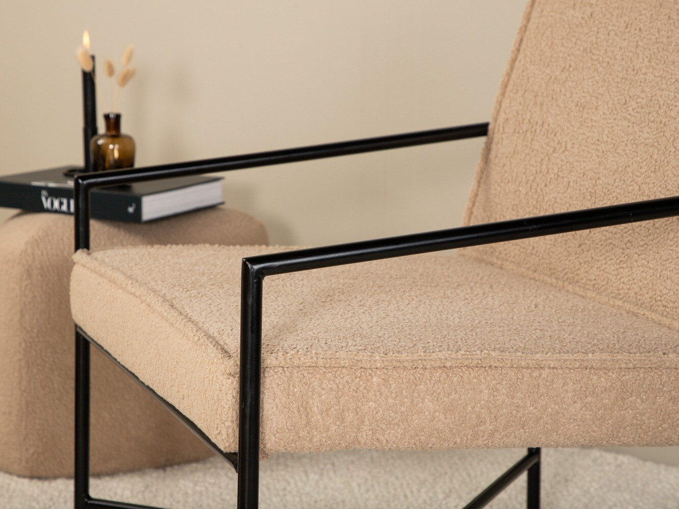 Fotelis Dallas 1707 (Ruda + Juoda)