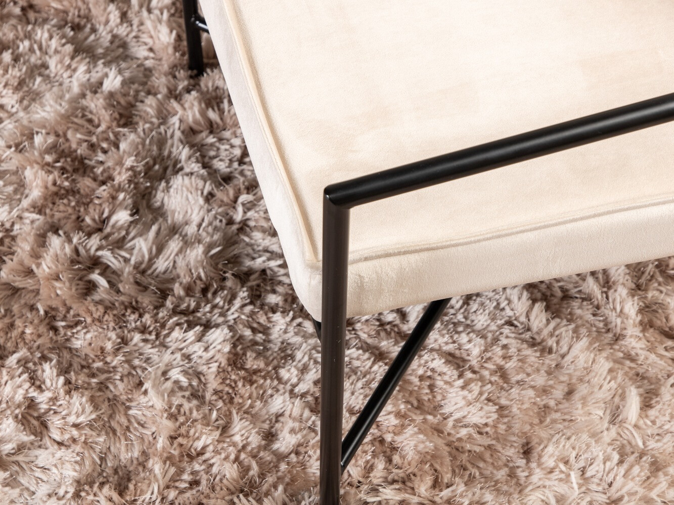 Fotelis Dallas 1707 (Smėlinė +Juoda)