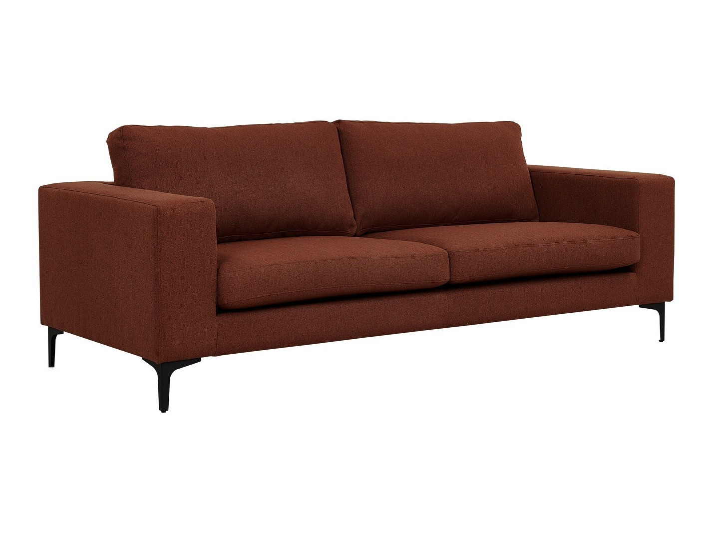 Sofa Dallas 2910 (Tamsi ruda + Juoda)