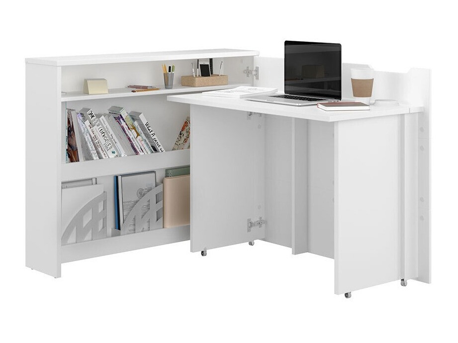 Kampinis darbo stalas Concept Pro Lenart Levfere 101 (Balta)