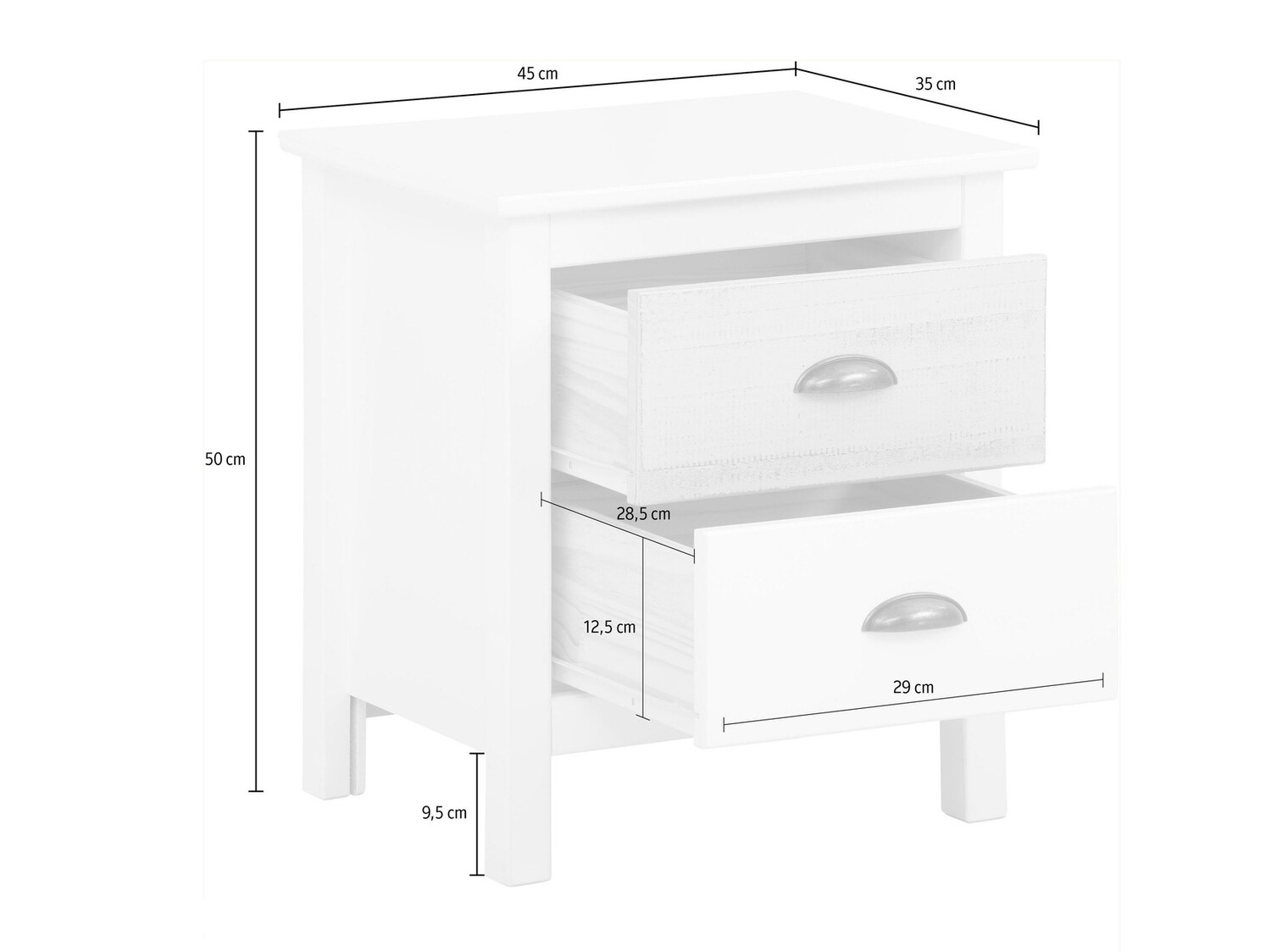 Naktinis staliukas Denton 565