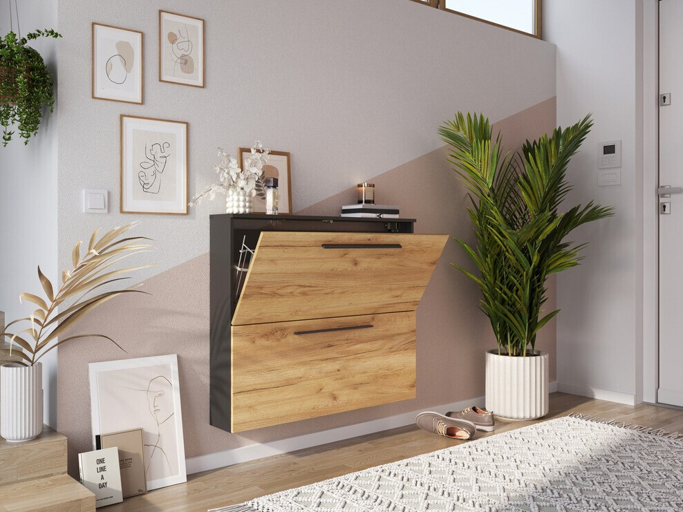 Batų dėžė Sacramento 349 (Navarra ąžuolas + Grafitas)