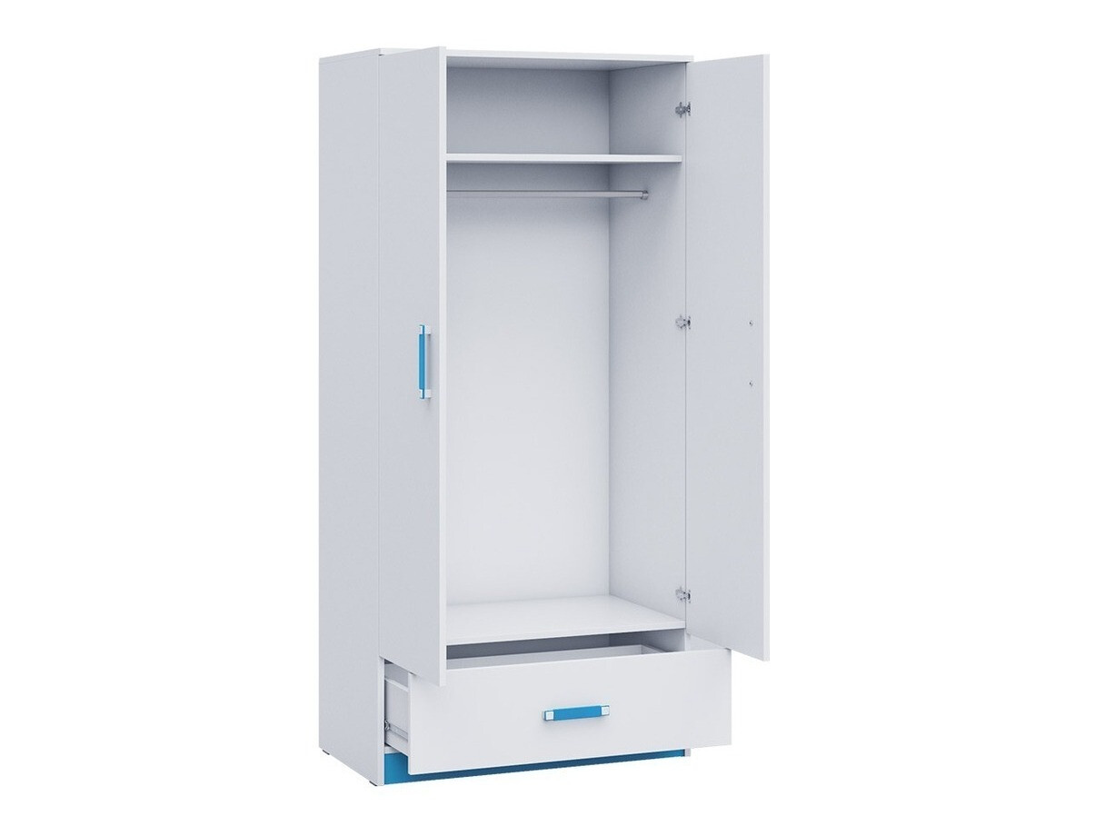 Svetainės komplektas Lorlare 101 (Balta + Pilka)