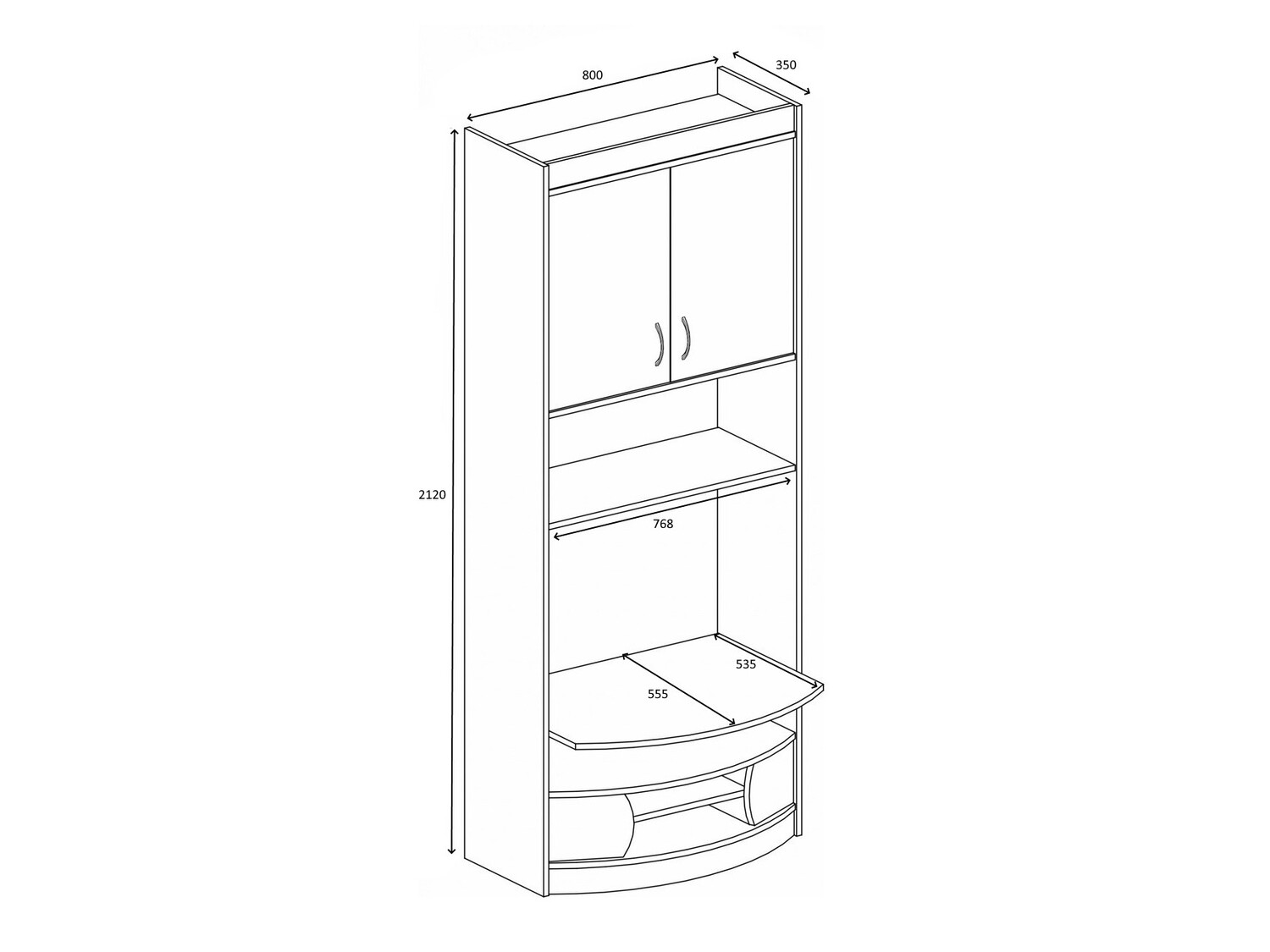 Svetainės komplektas Omaha A111 (Trufel ąžuolas)