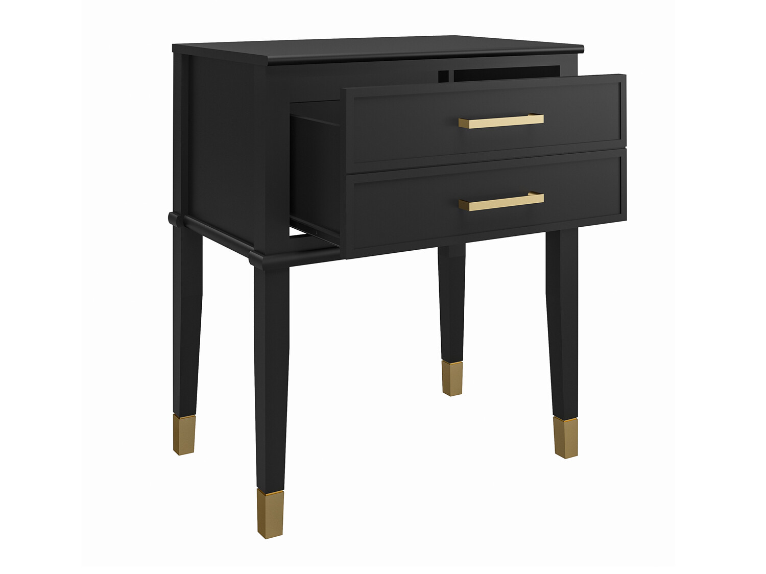 Naktinis staliukas CosmoLiving by Cosmopolitan Belromu 104 (Juoda)