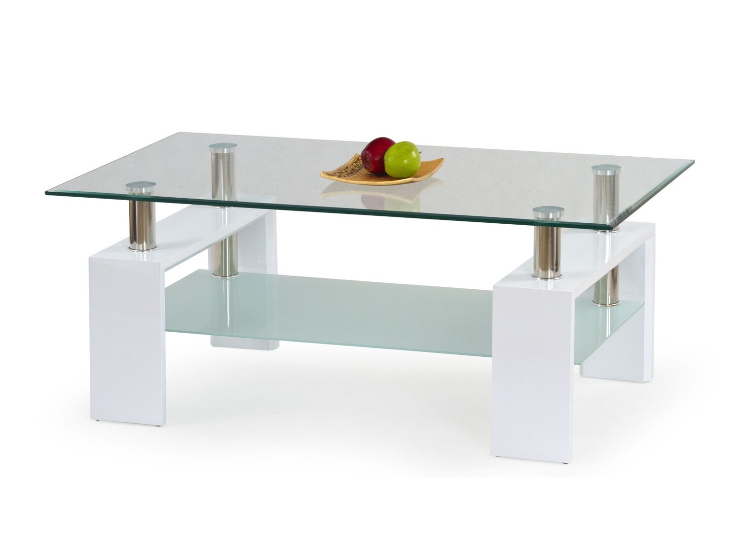 Žurnalinis staliukas Houston 571 (Blizgi balta)