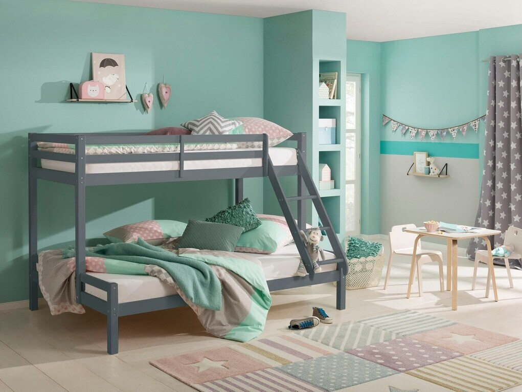 Dviaukštė lova Ruvfiva 103 (Pilka)