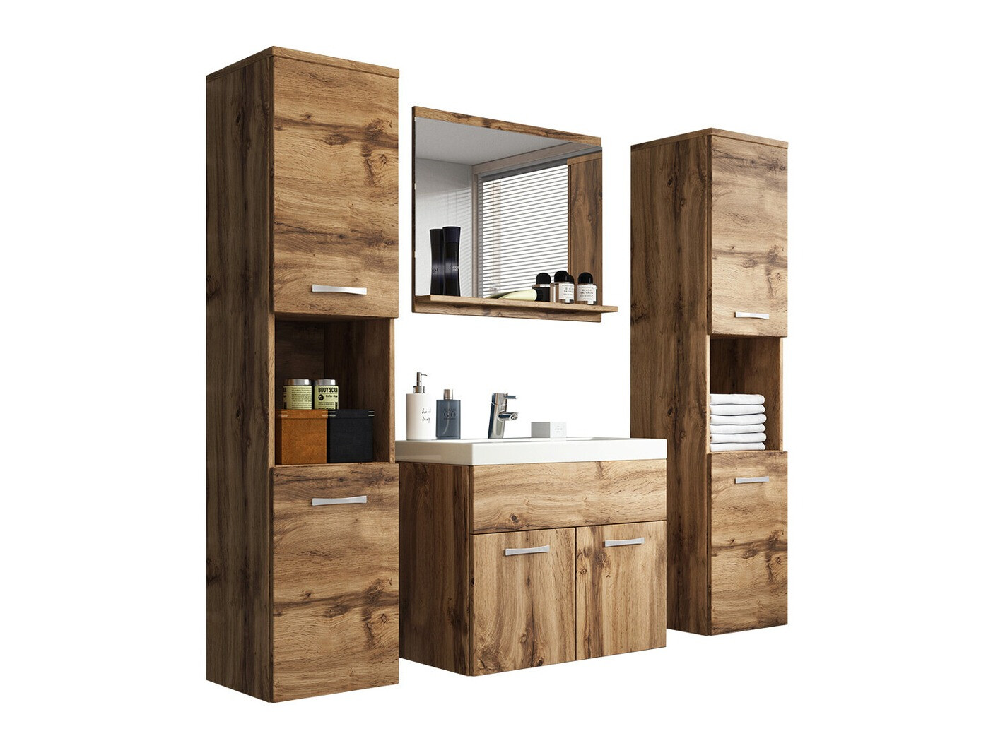 Vonios komplektas Sarasota 123 (Votan ąžuolas)