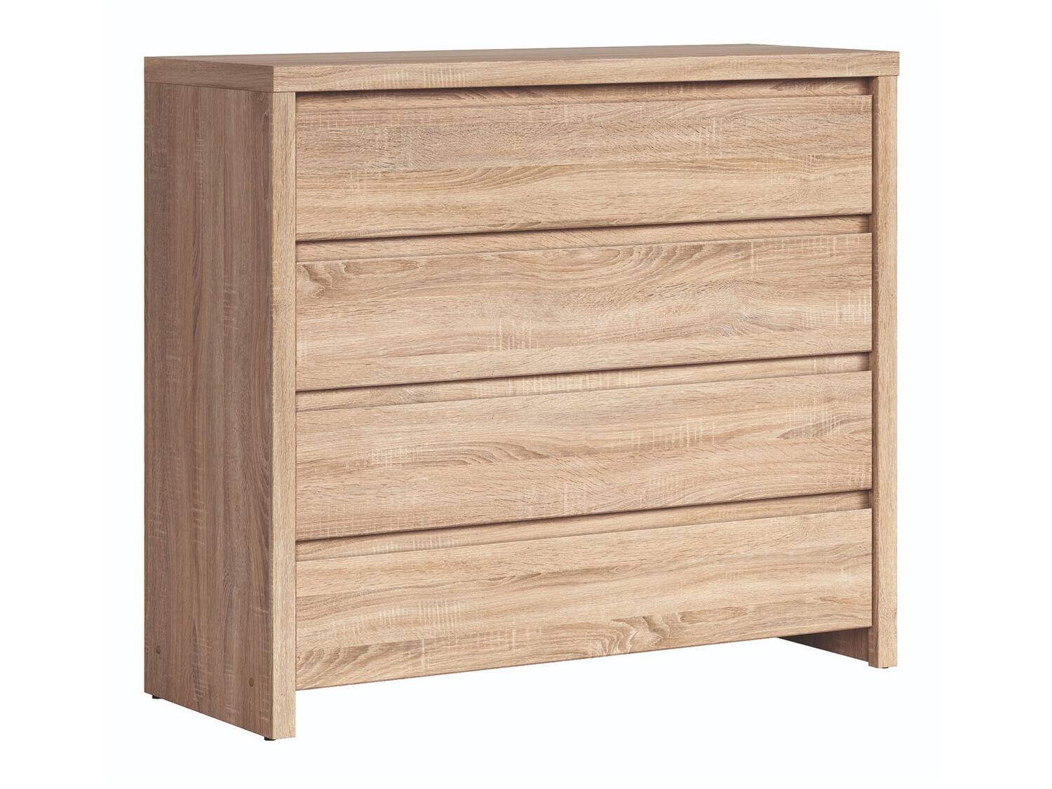 Komoda Nolroma 105 (Balta + Sonomos ąžuolas)