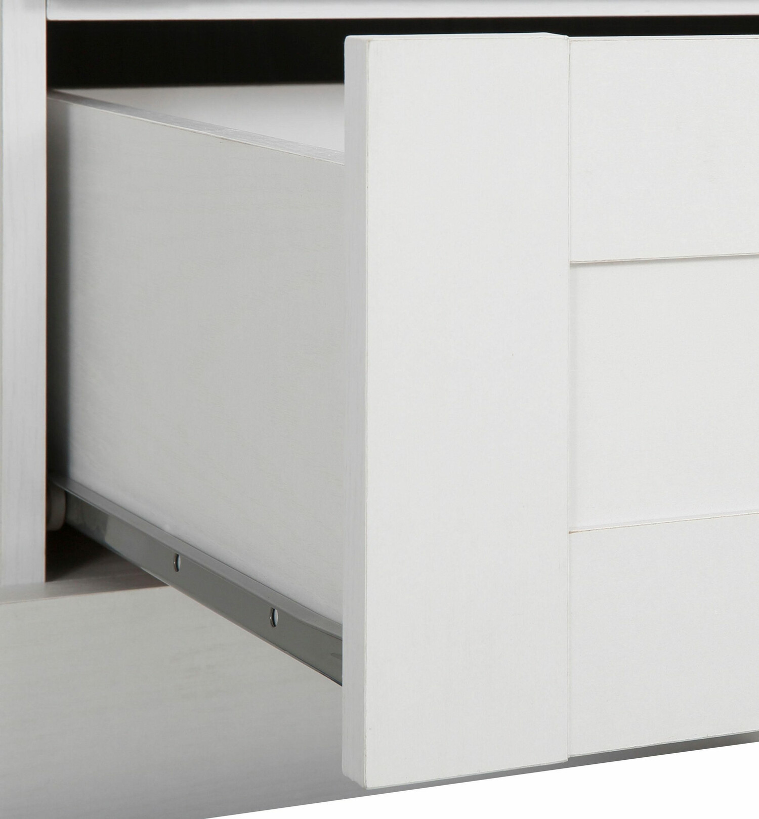 Komoda Lirveri 102 (Balta + Šviesus ąžuolas)