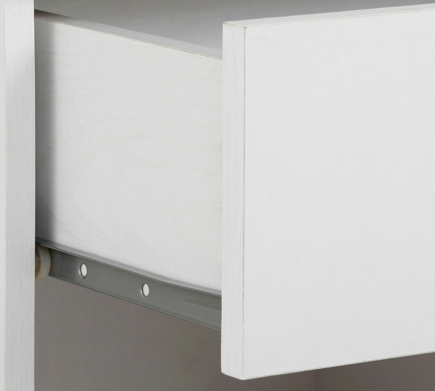 Naktinis staliukas Lirveri 111 (Balta + Šviesus ąžuolas)