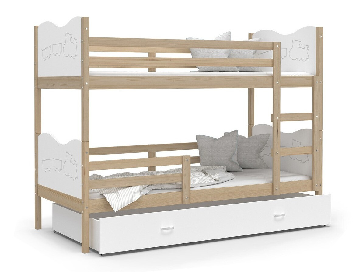 Dviaukštė lova Aurora 110 (Pušis)