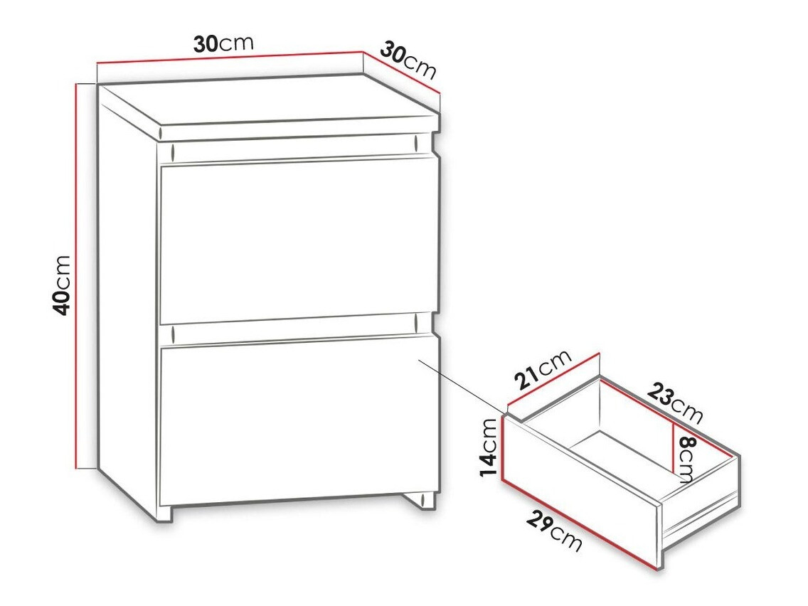 Naktinis staliukas Memora