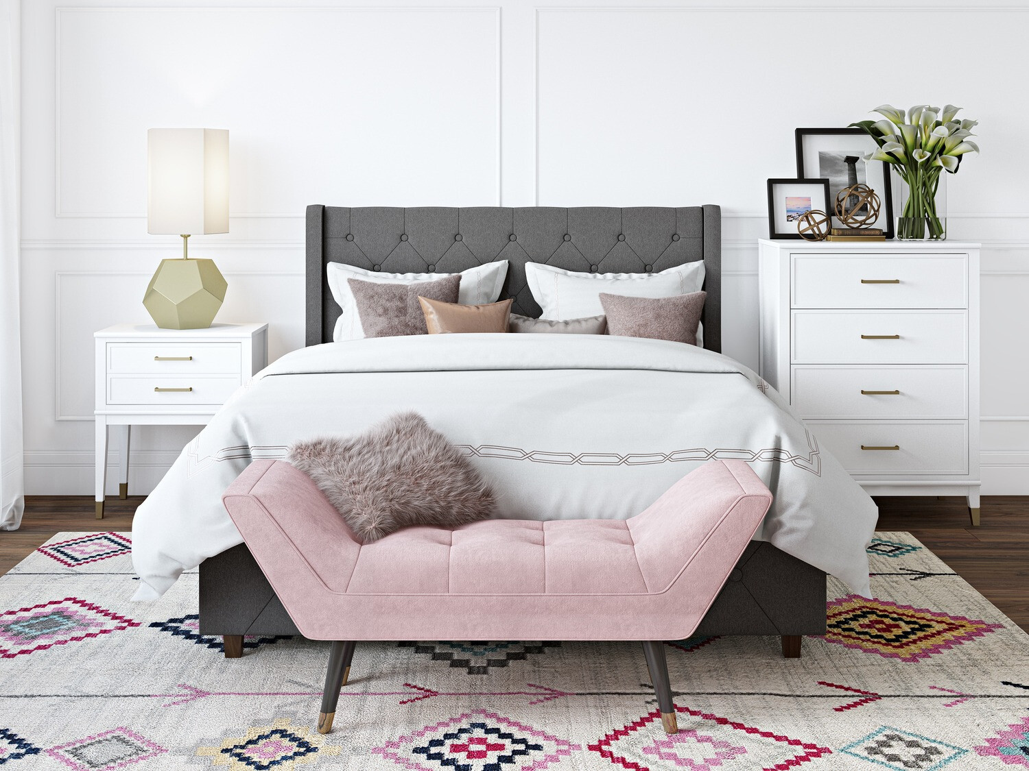 Komoda CosmoLiving by Cosmopolitan Belromu 101 (Balta)