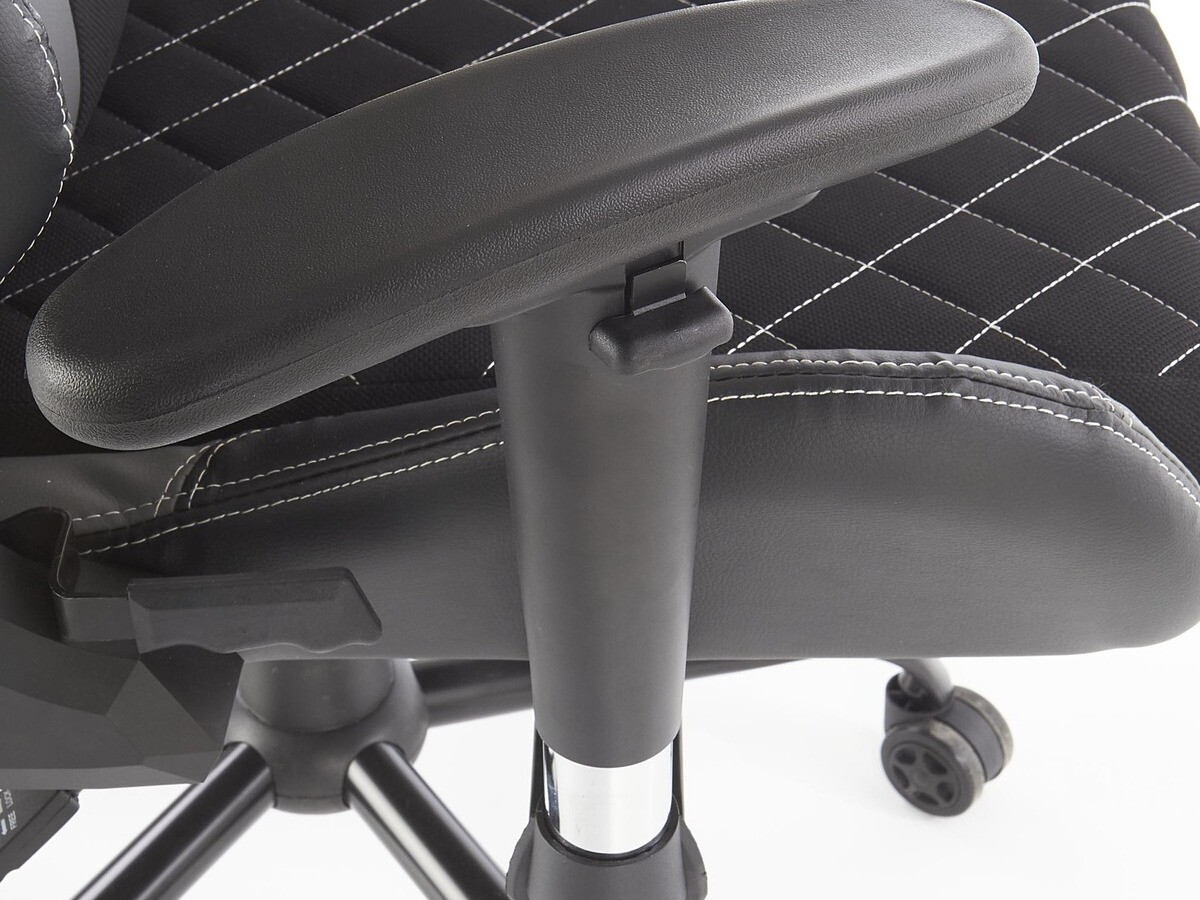 Žaidimų kėdė Houston 1431 (Juoda + Pilka)