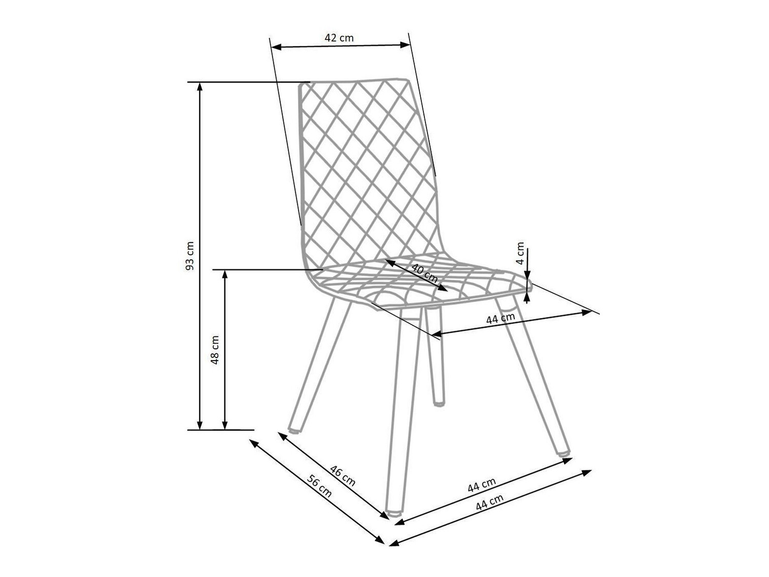 Kėdė Houston 582 (Pilka)
