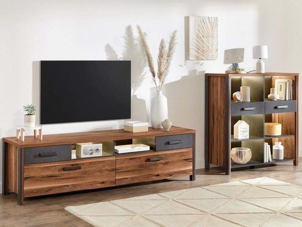 Lentyna Austin Y109 (Royal ąžuolas + Matera pilka)