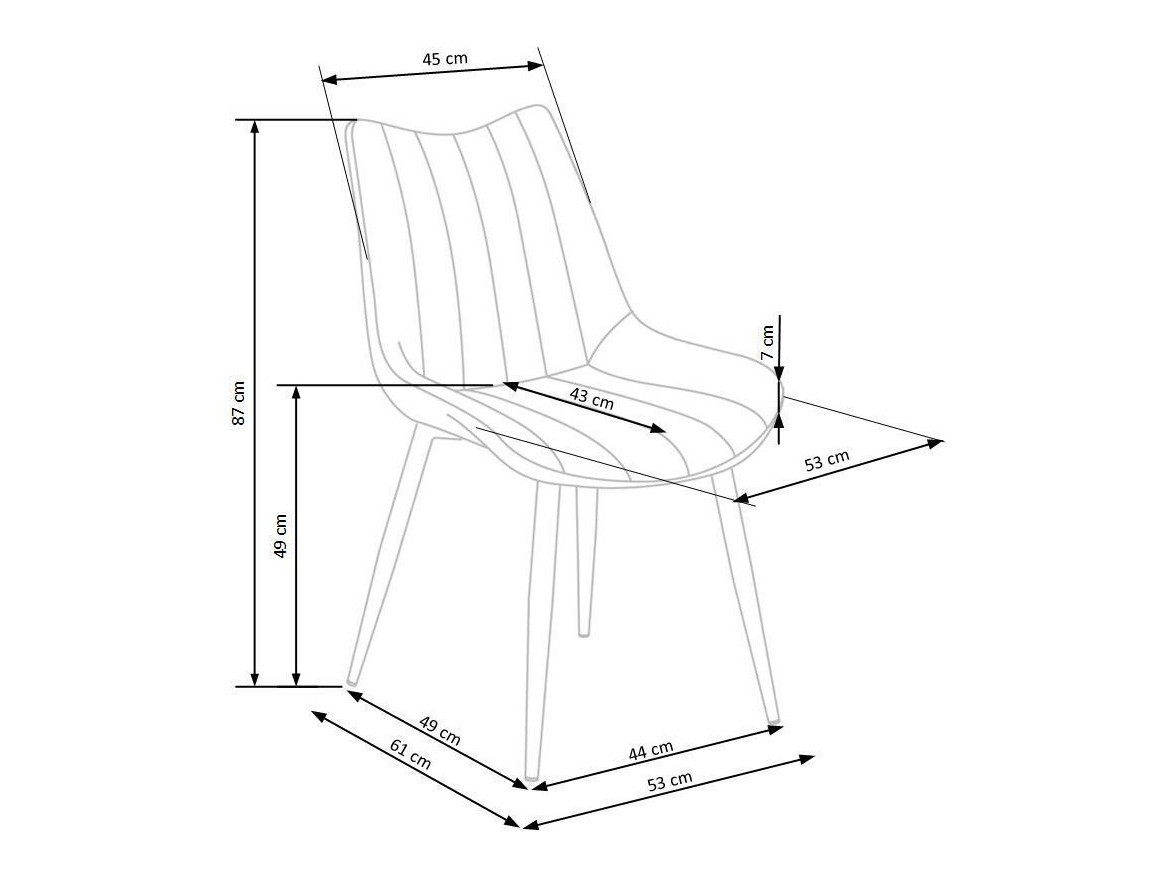 Kėdė Houston 883 (Pilka + Juoda)