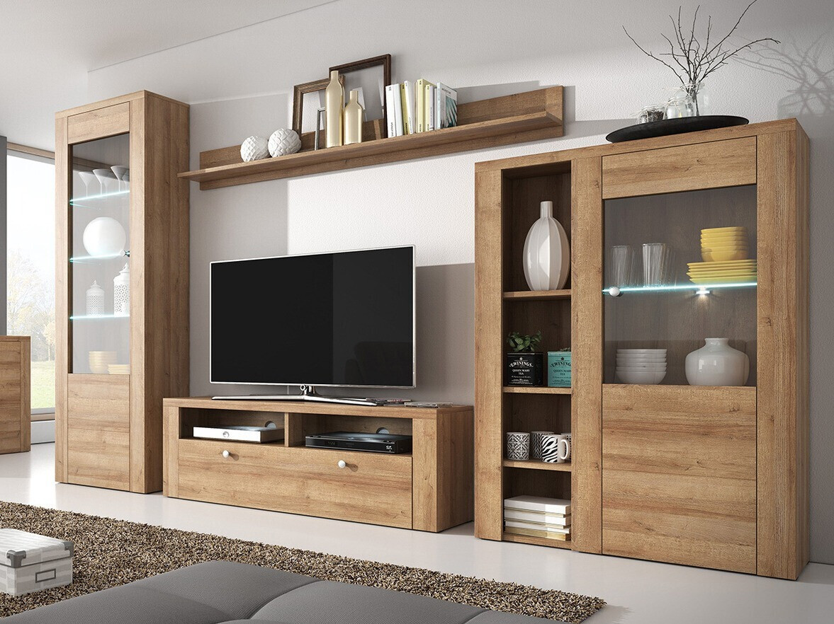 Pakabinama lentyna Salelbo 101 (Riviera ąžuolas)