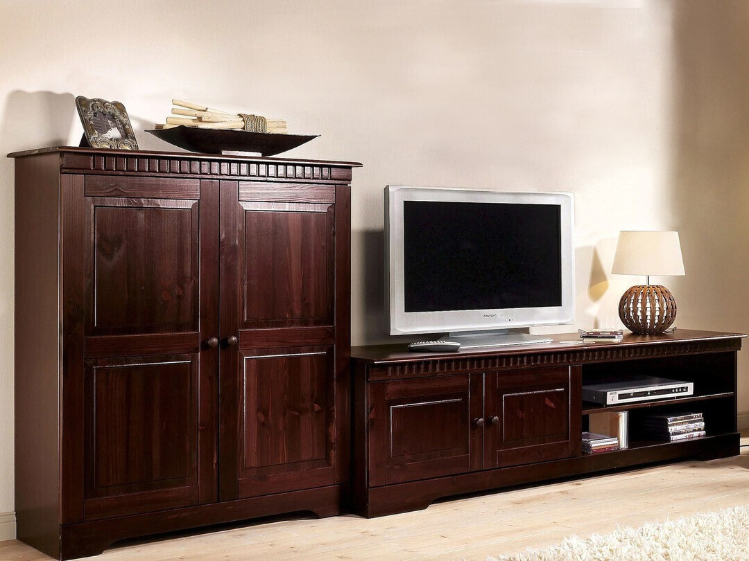 Svetainės komplektas Elbelba 110 (Tamsi ruda)