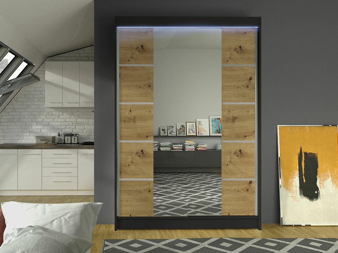 Spinta Closico Salvor V (Juoda + Artisan ąžuolas)