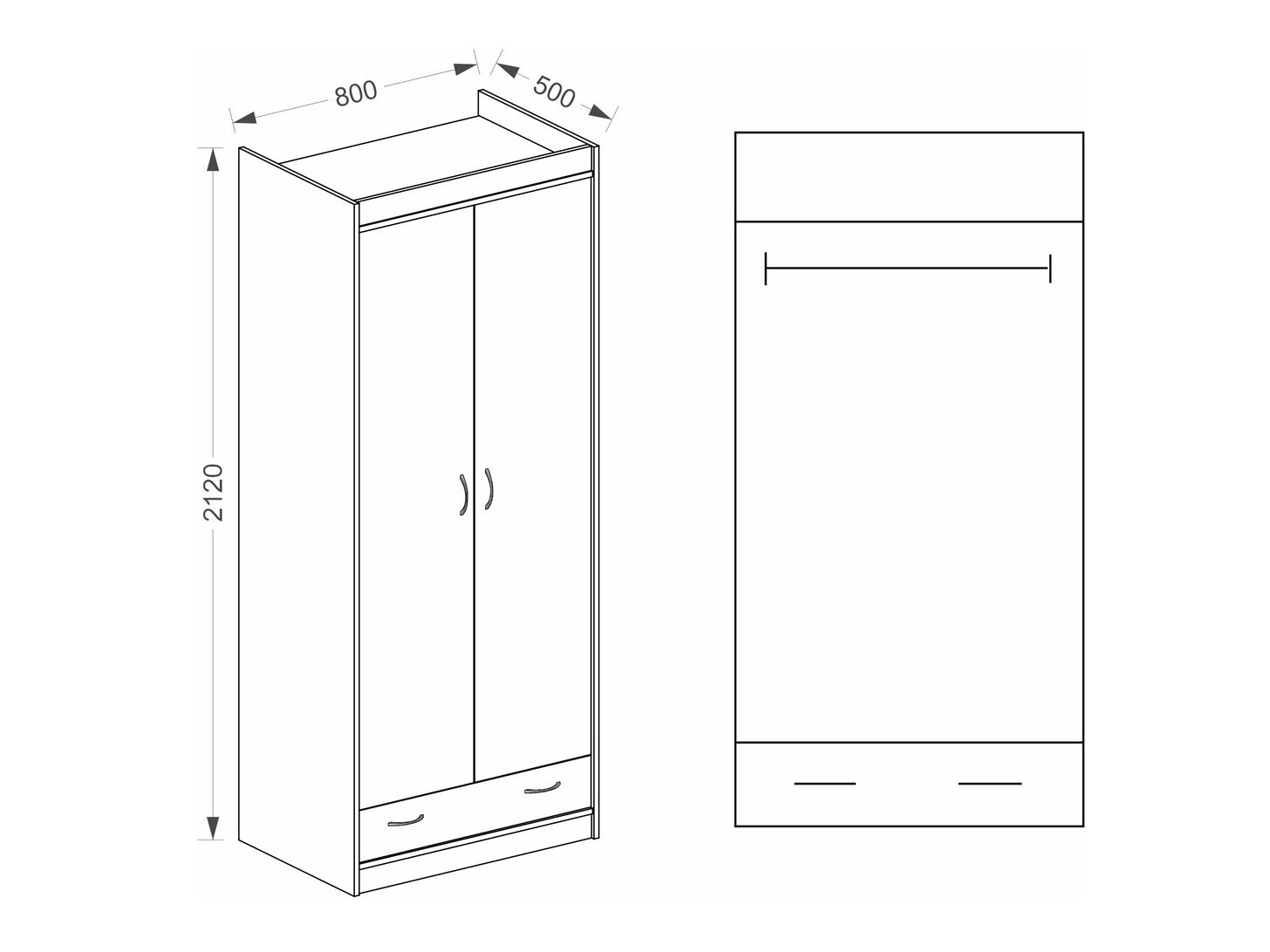 Spinta Omaha A103 (Sonomos ąžuolas)