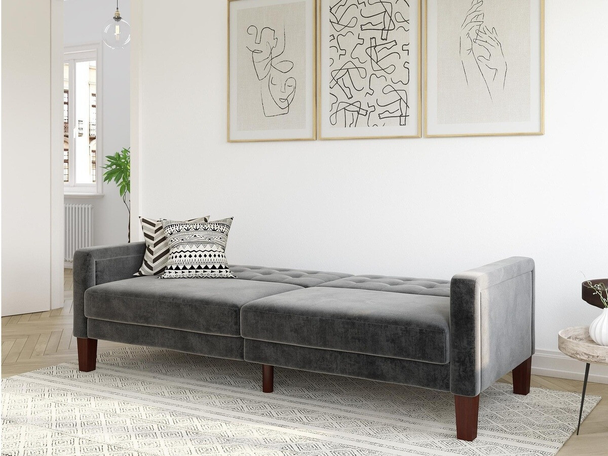 Sofa lova Tulsa 128 (Pilka)