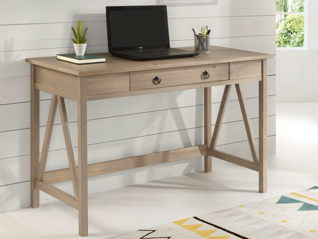 Darbo stalas Denton 421 (Šviesi ruda)