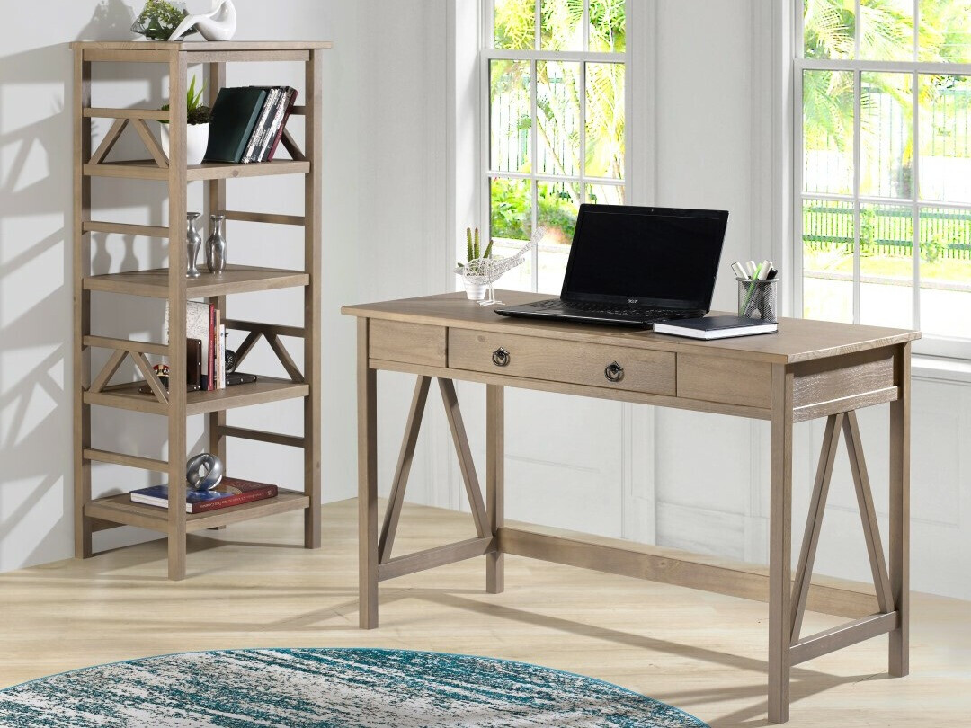 Darbo stalas Denton 421 (Šviesi ruda)