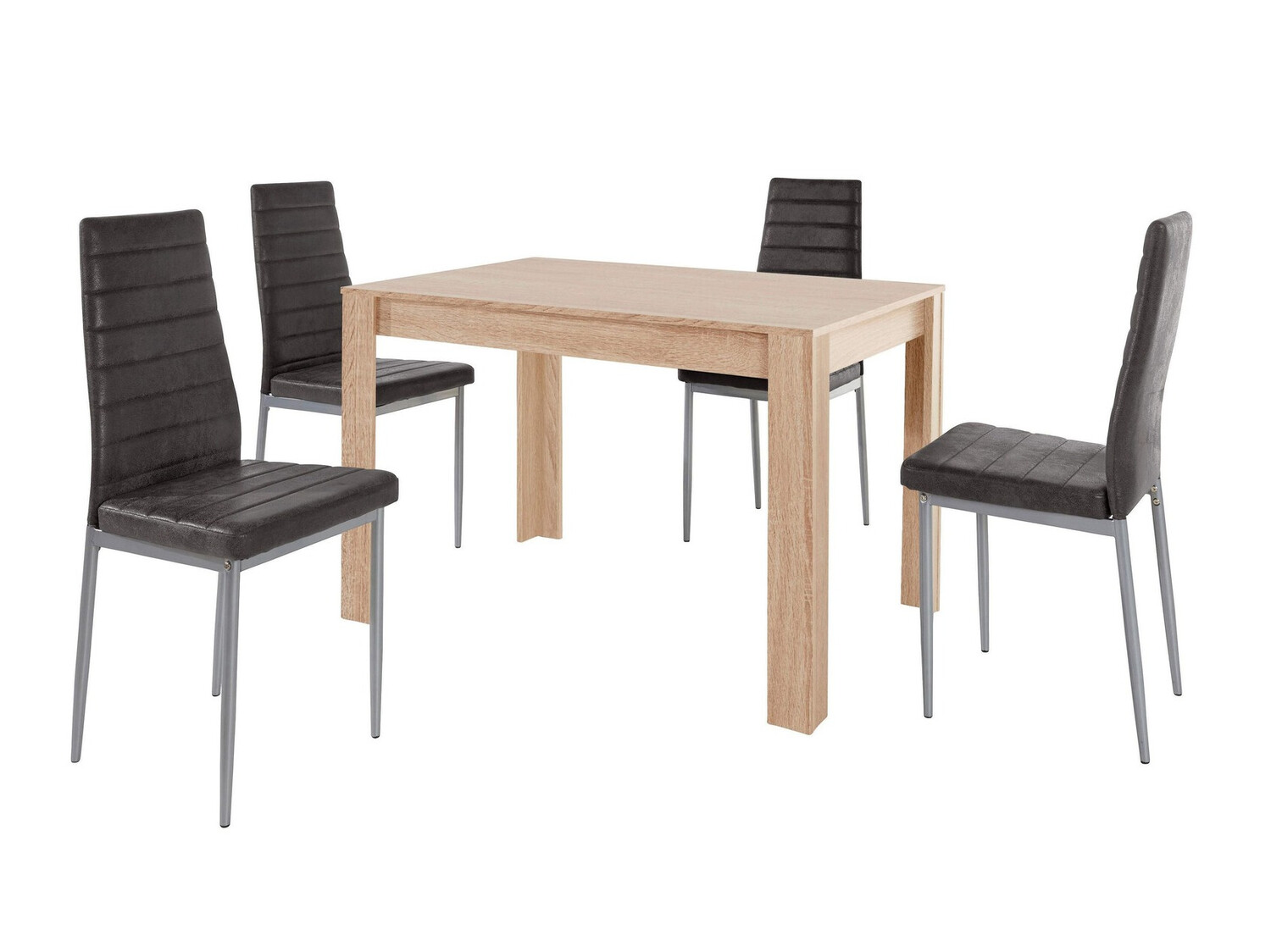 Valgomojo komplektas Denton 446 (Antracitas)