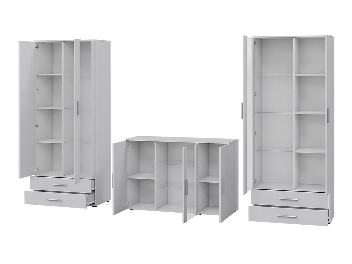 Svetainės komplektas Tornola 111 (Ąžuolas lefkas + Juoda)