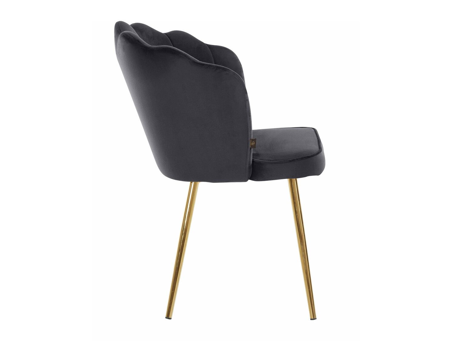 Kėdžių komplektas Denton 595 (Pilka + Auksinė)