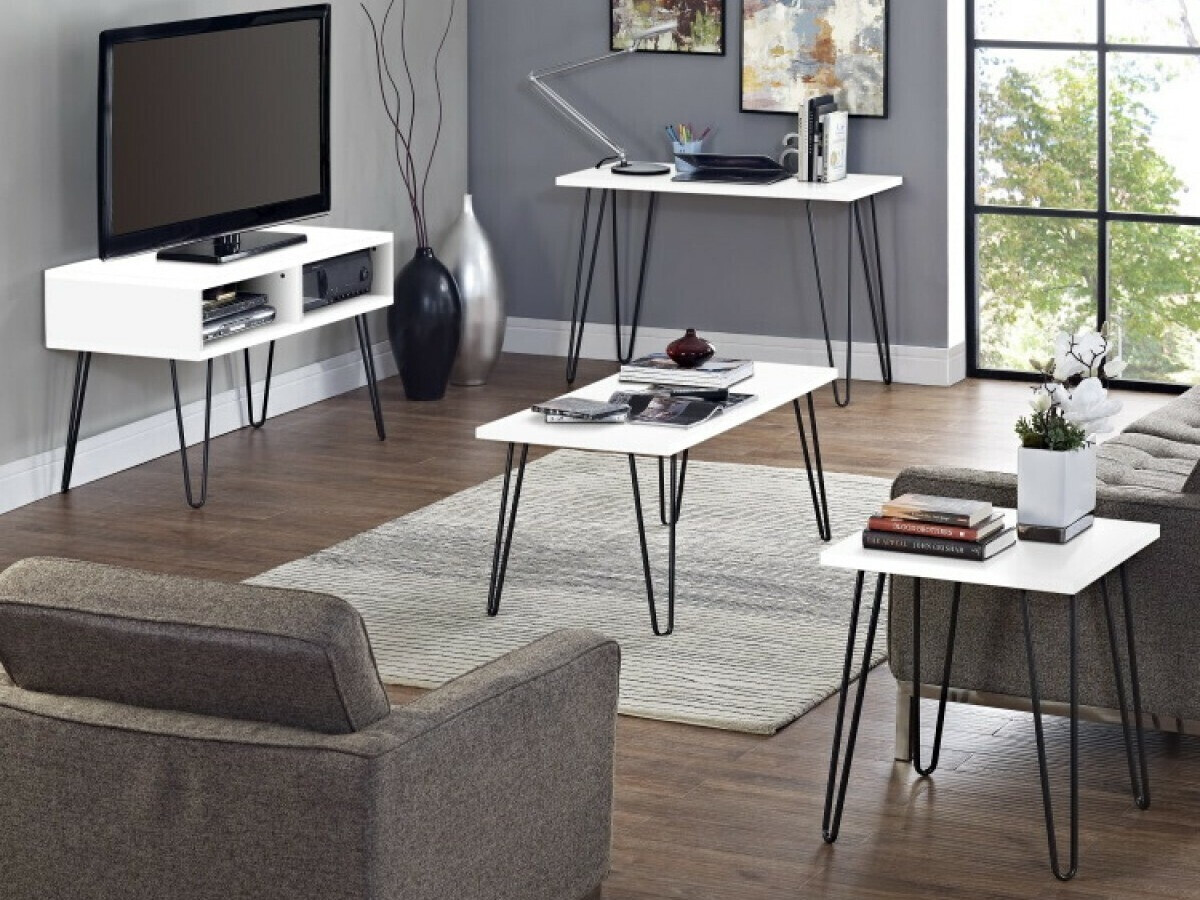 TV staliukas Tulsa 119 (Balta)