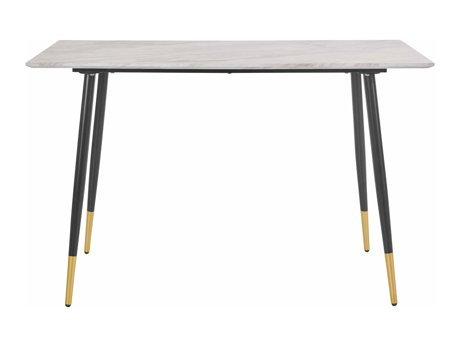 Darbo stalas Denton 484 (Juoda + Pilkas marmuras)