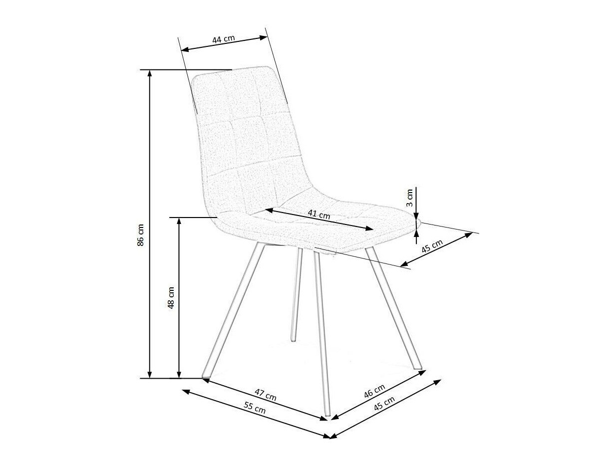 Kėdė Houston 899 (Smėlinė + Juoda)