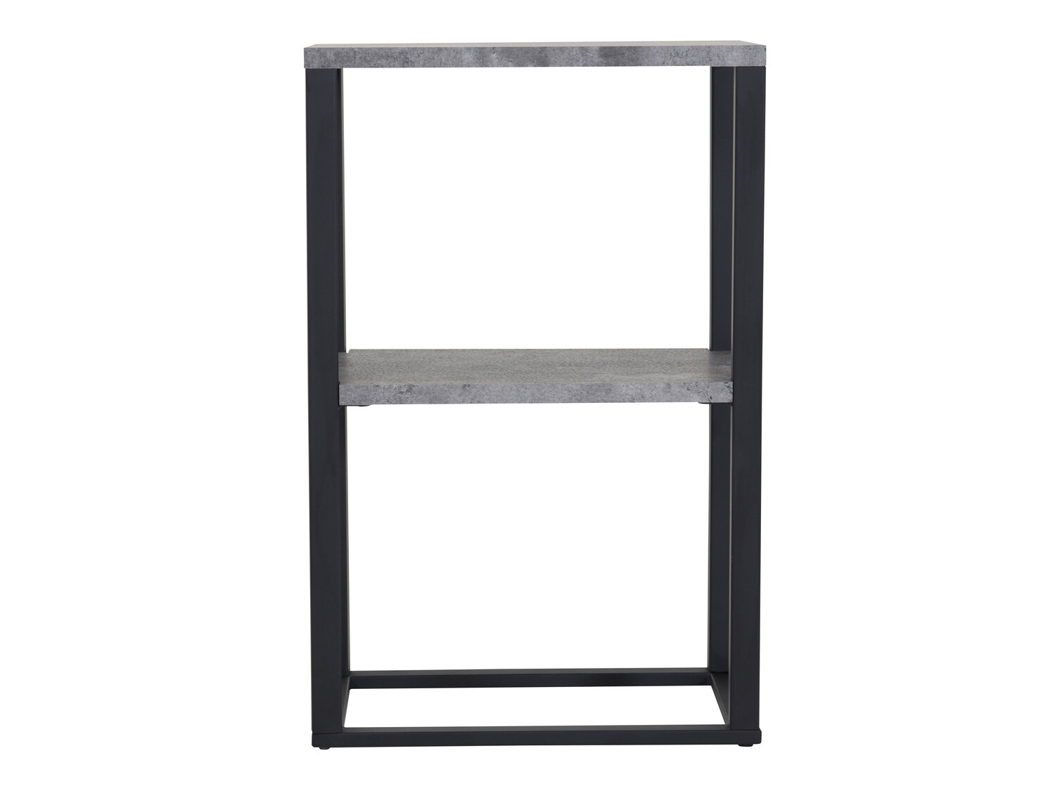 Šoninis staliukas Dallas 260 (Betonas + Juoda)