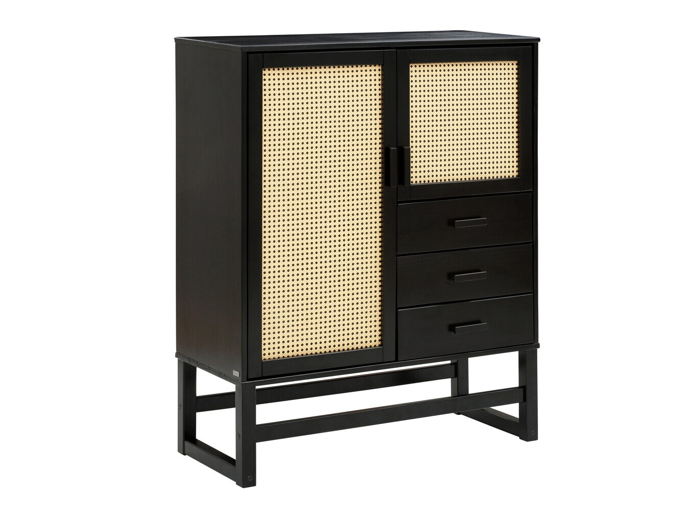 Komoda Nucalu 104 (Juoda + Šviesi ruda)