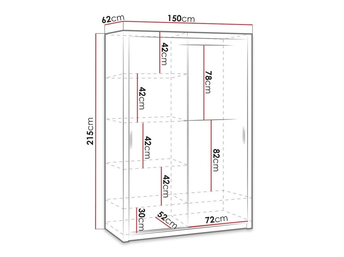Spinta Catromi 105 (Artisan ąžuolas)