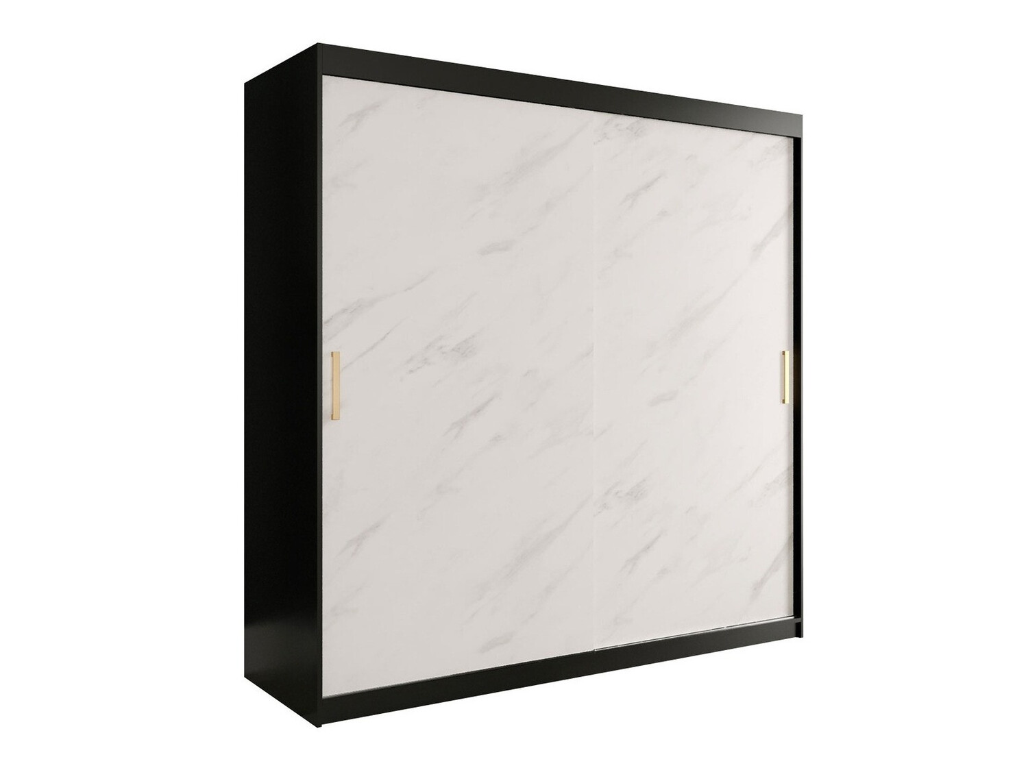 Spinta Hartford 250 (Matinė juoda + Baltas marmuras)