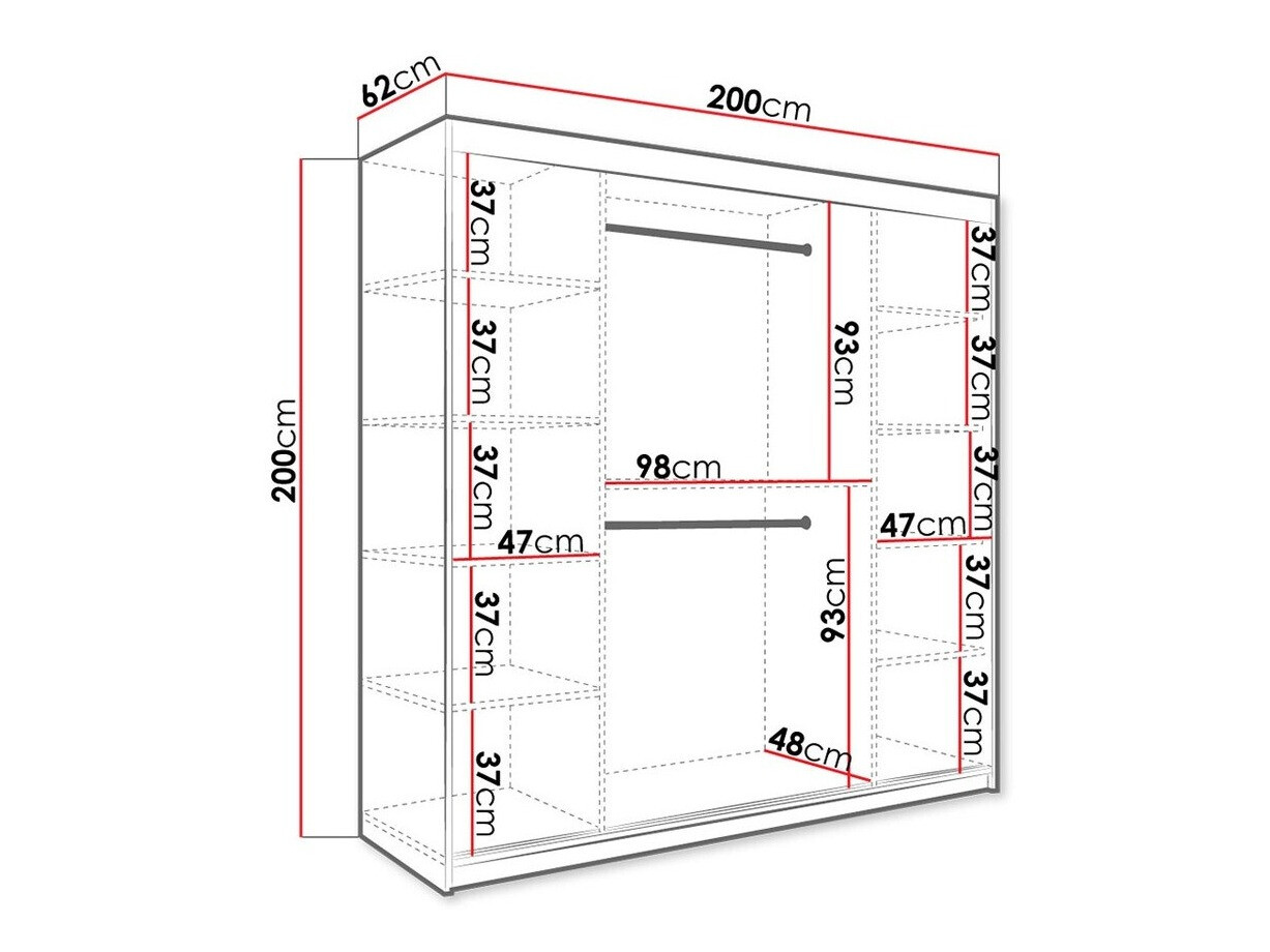 Spinta Hartford 250 (Matinė juoda + Juodas marmuras)
