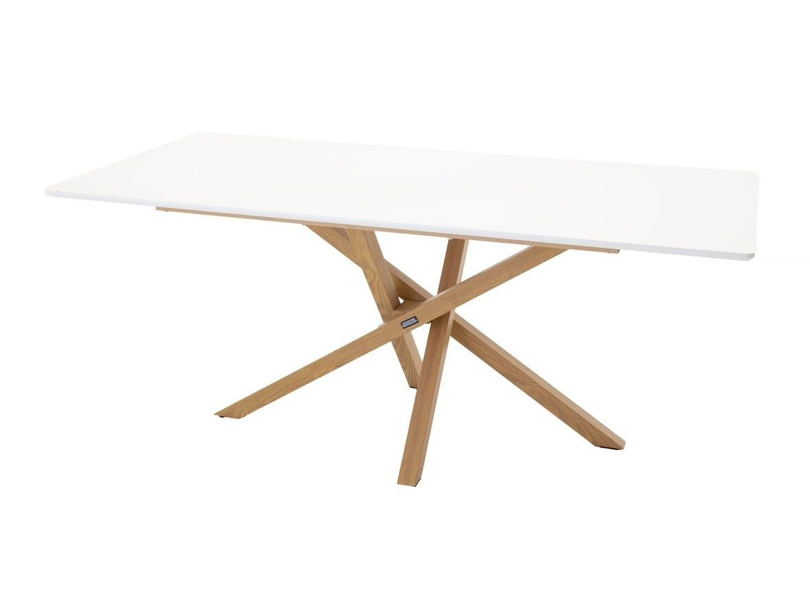 Stalas Dallas 193 (Balta + ąžuolas)