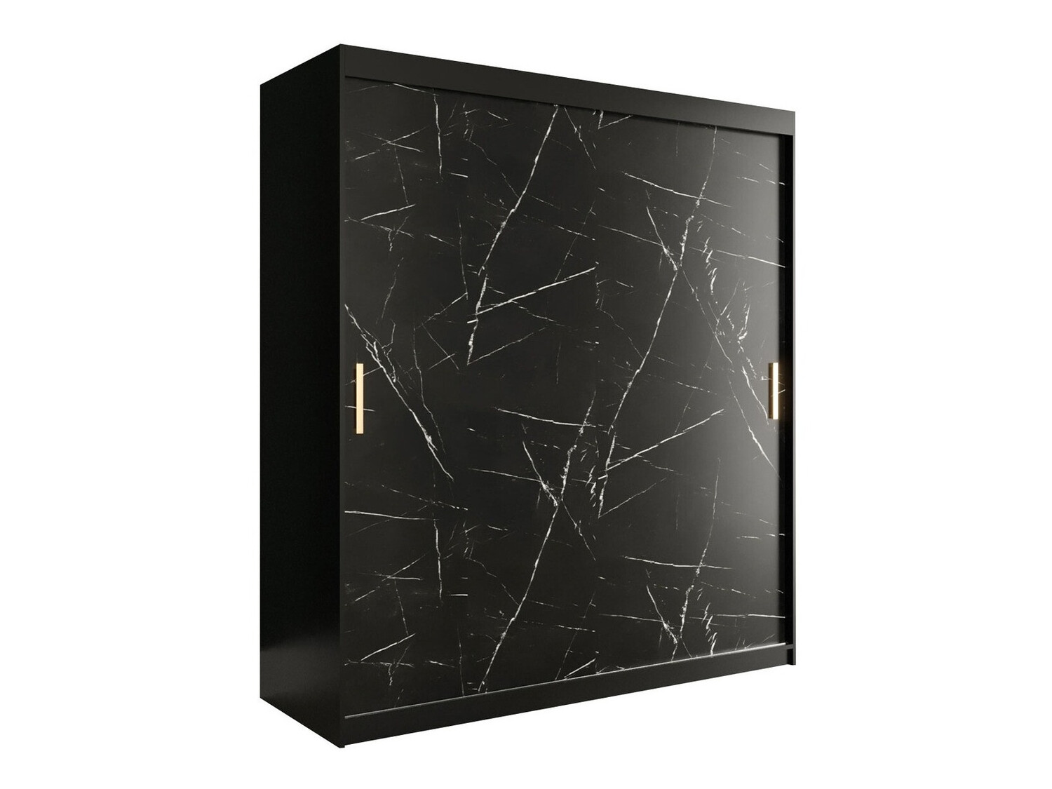 Spinta Hartford 249 (Matinė juoda + Juodas marmuras)