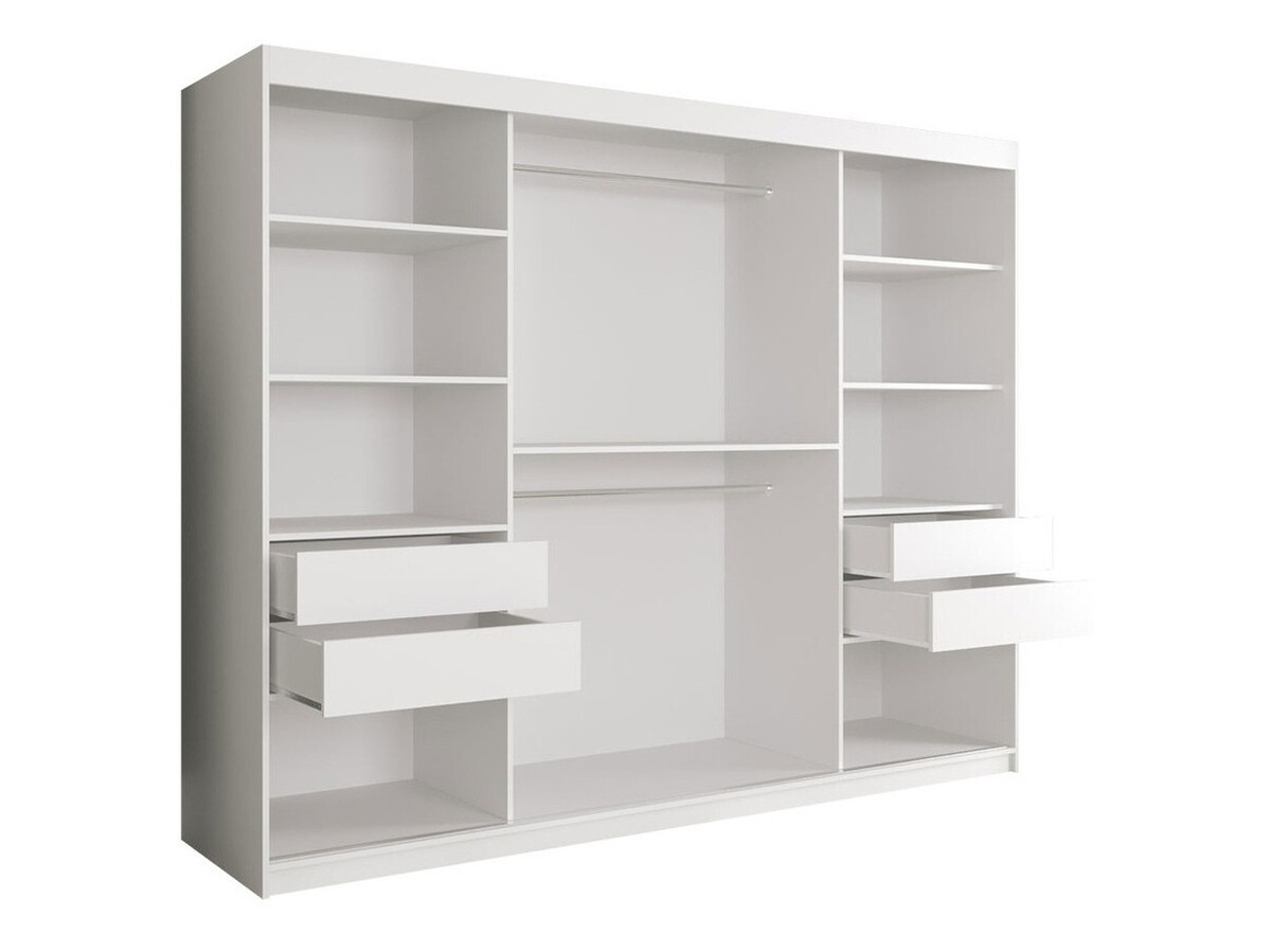 Spinta Hartford 263 (Matinė balta + Baltas marmuras)